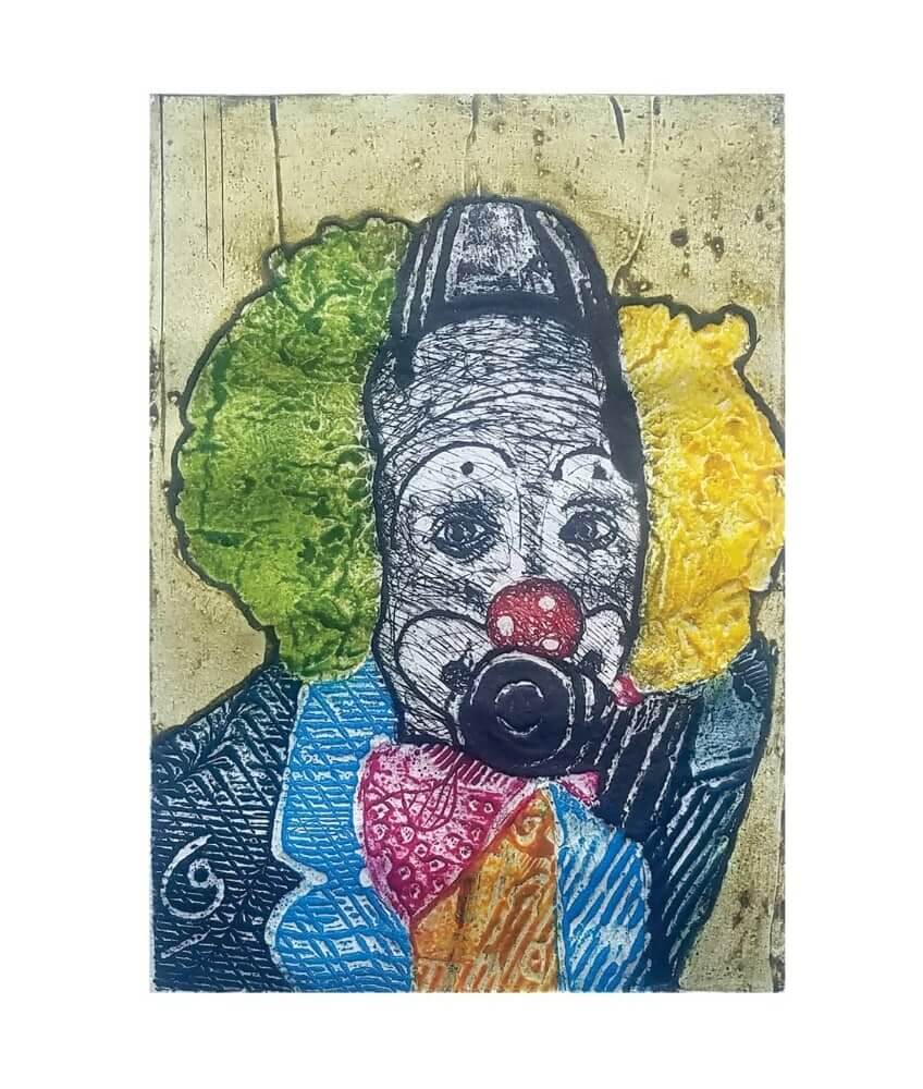 Serie: Máscaras by Joaquin Bolivar Thomas (Green Yellow)