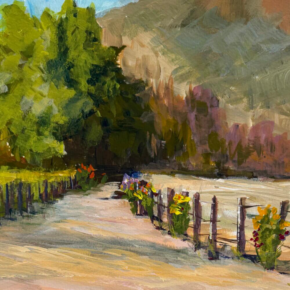 Santa Maria del Oro Morning by Ian Gray